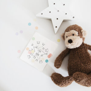 A Star Is Born - Confetti card