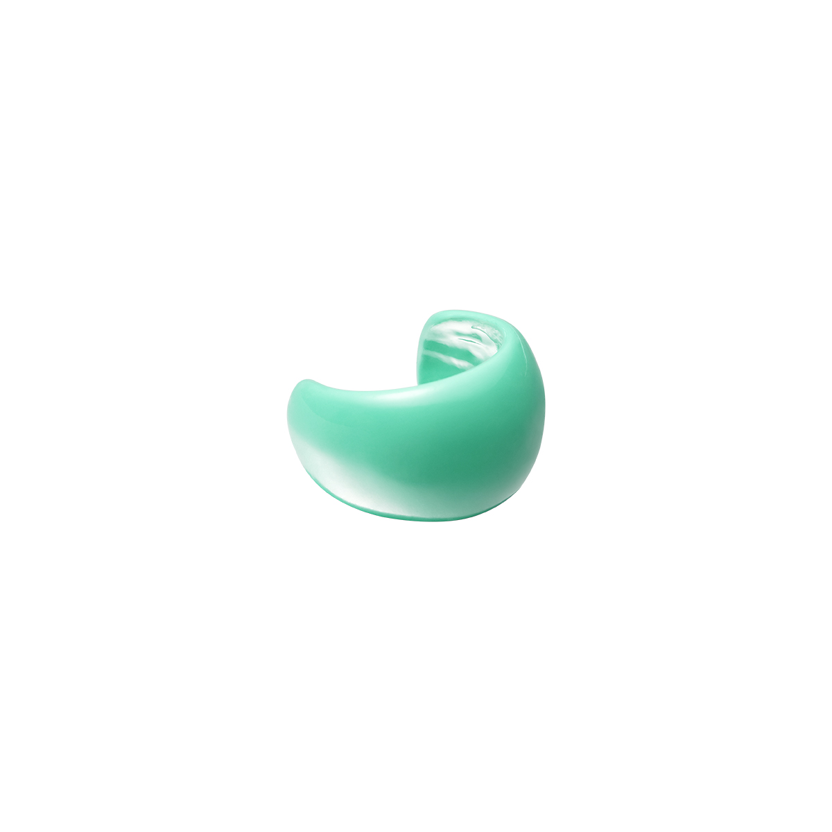 candy earcuff solid green