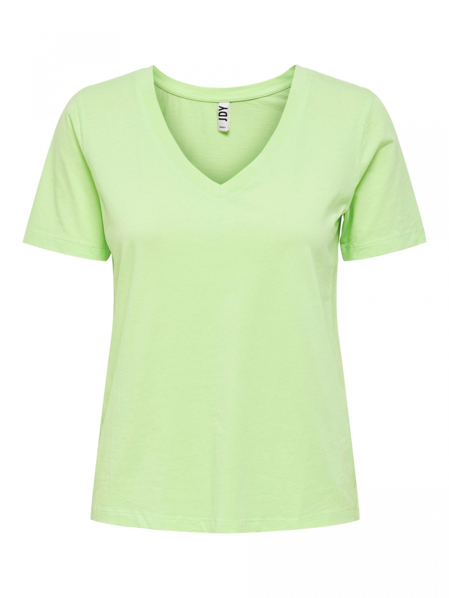 JdyFarock V-neck Basic T-shirt Paradise Green
