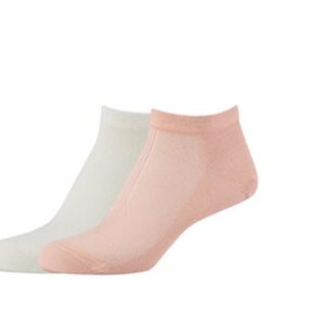 Camano Mesh Sneaker Sock Offwhite/Pink