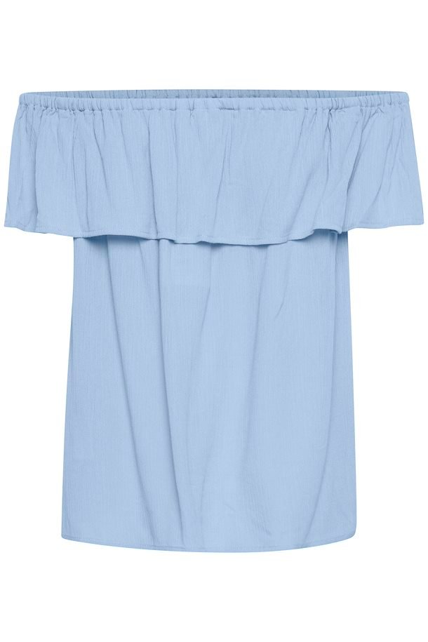 IhMarrakech Off Shoulder top Chambray Blue