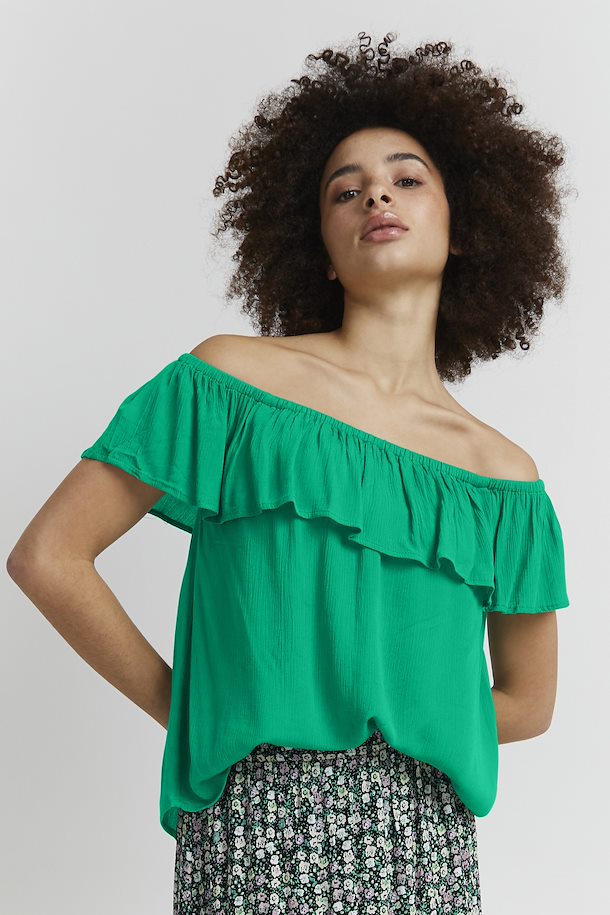 IhMarrakech Off Shoulder top Holly Green