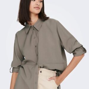 JdyOlli Long Shirt Driftwood