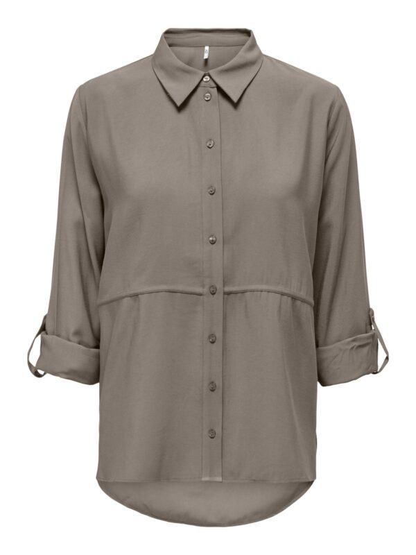 JdyOlli Long Shirt Driftwood