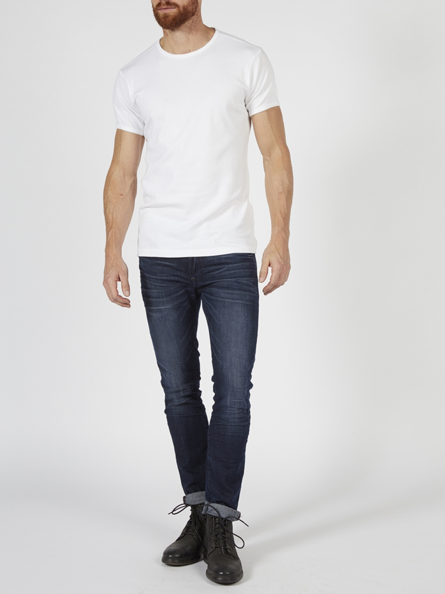 Basic R-neck T-shirt White