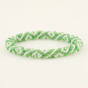 Armband Multikleur kralen groen