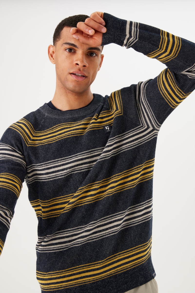 Pull over stripes yellow