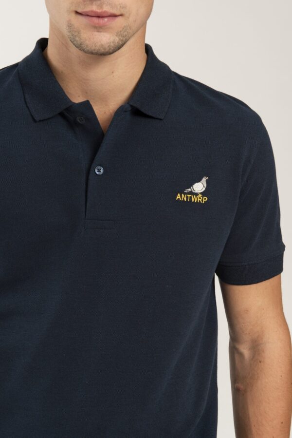 Pigeon Polo Shirt Ink Blue