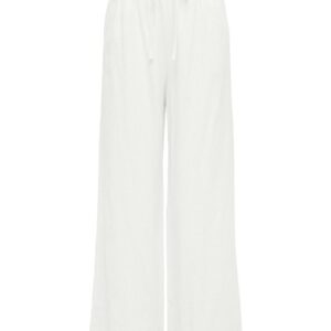 JDYSAY HW LINEN WIDE PANT BRIGHT WHITE
