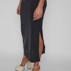 Vimodala maxi skirt met split black