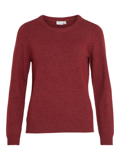 Viril o-neck knit Cabernet