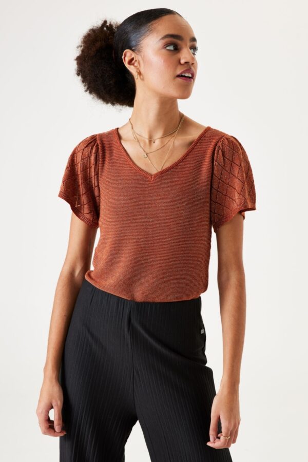 Knitted top lurex Picante