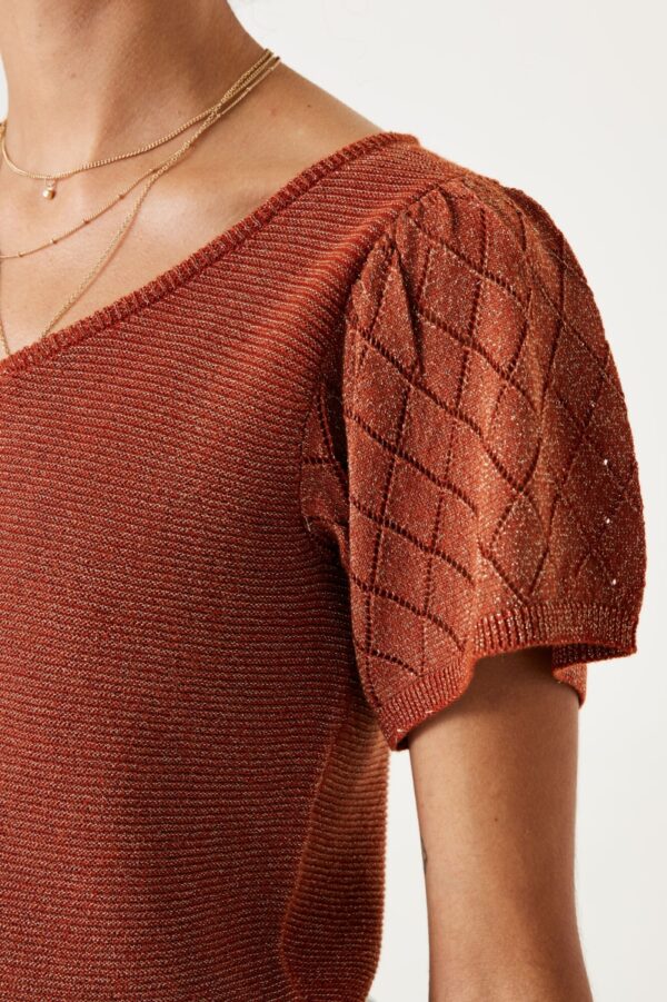 Knitted top lurex Picante