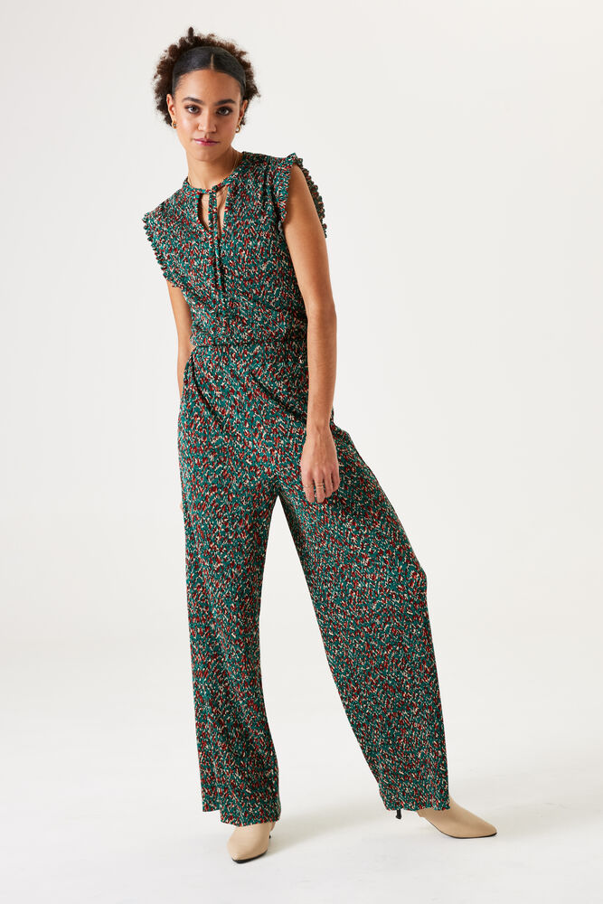 Pants with print ivy forest