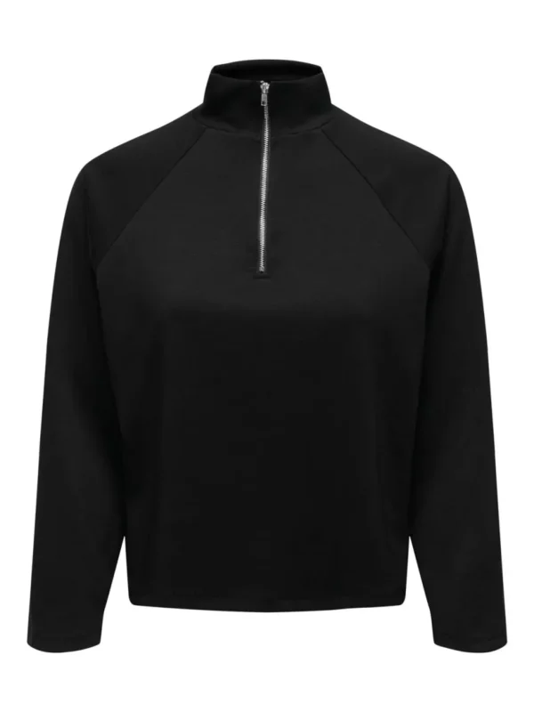 Jdyeldora zip sweat black