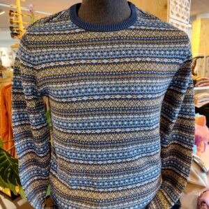 Knit Blue yellow