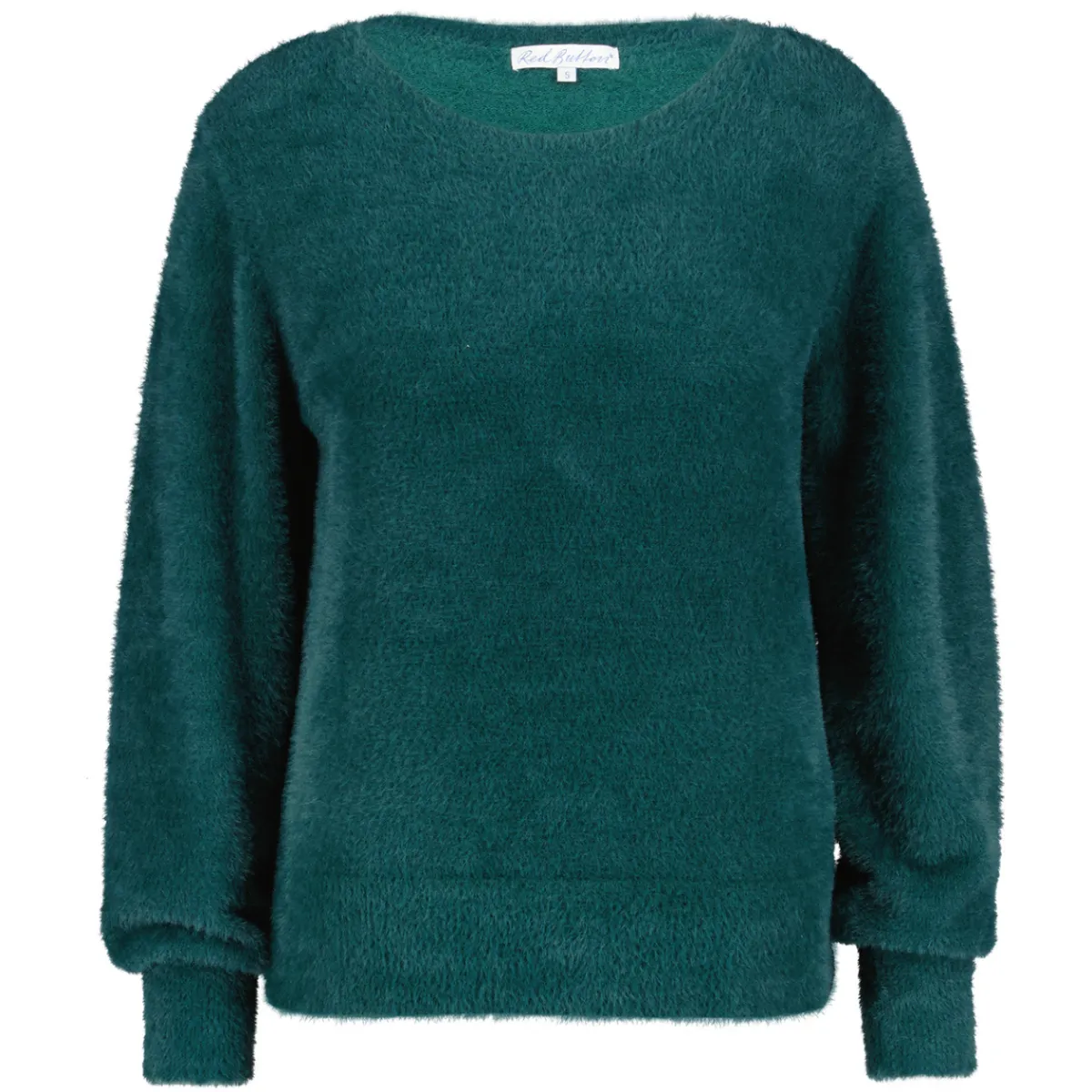 Red Button Jeans Bodi Fluffy Sweater Teal