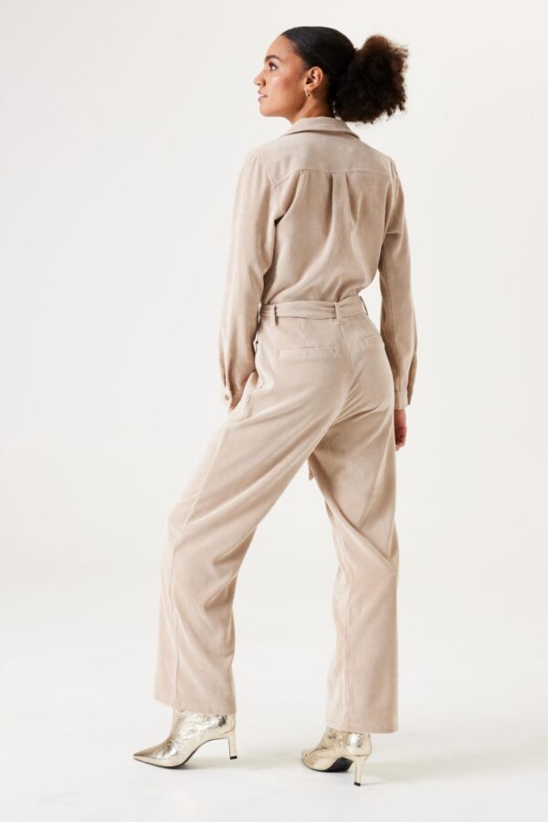 Corduroy jumpsuit doeskin