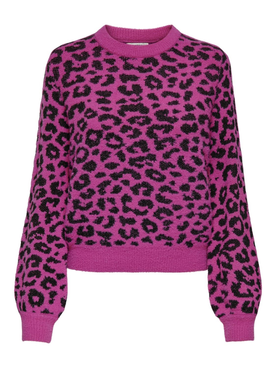 JdyLorraine animal pullover Rose Violet