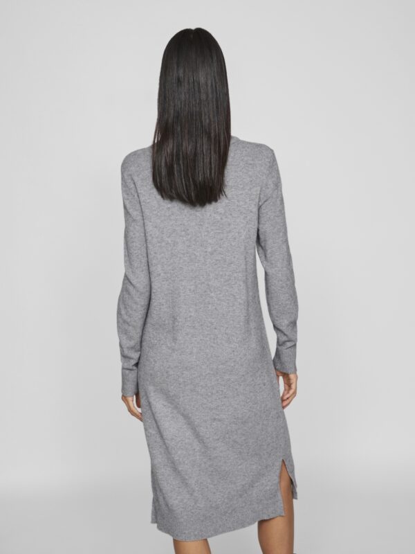 Viril Crew Neck dress medium grey