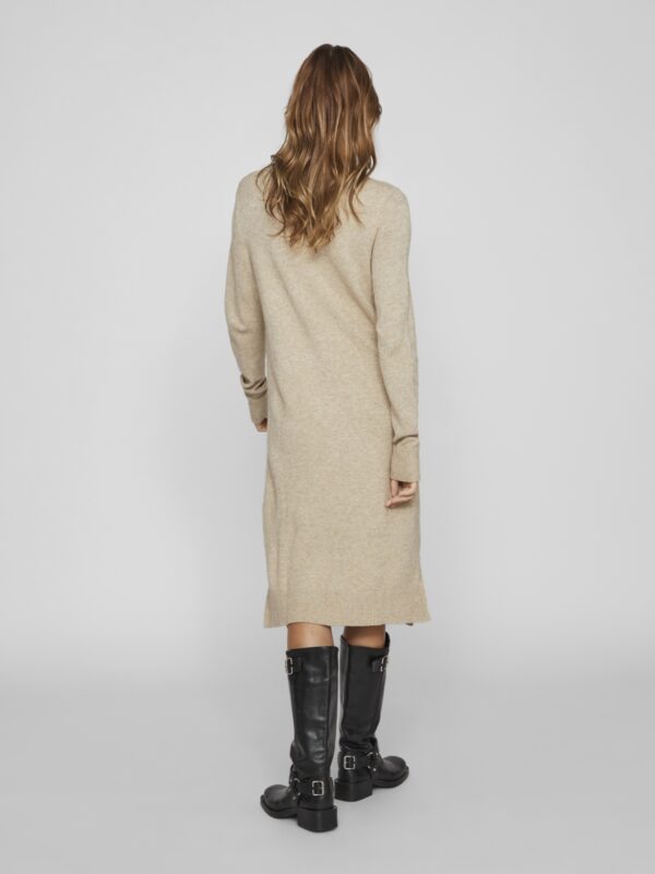 Viril Crew Neck dress natural Melange