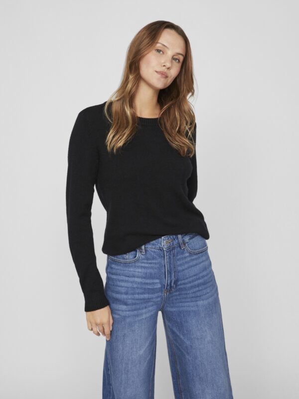 Viril o-neck knit Black