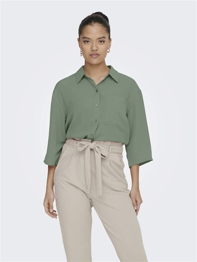 JdyDivya 3/4 loose shirt Seaspray