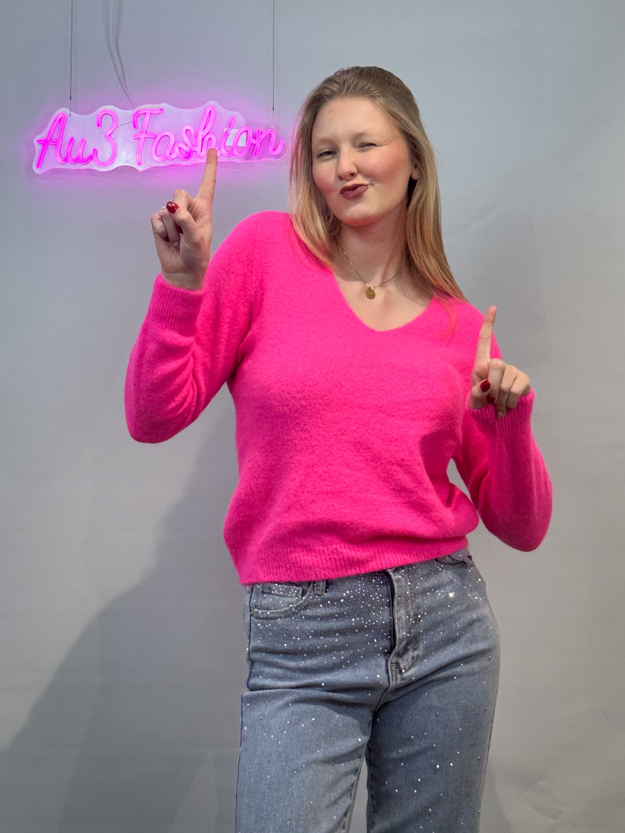 Knit Faye v-neck TU