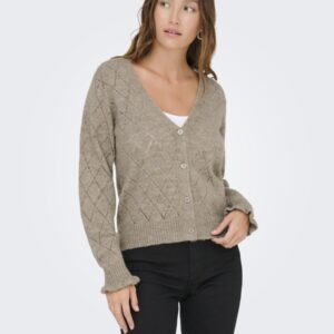 JdyLetty v-neck cardigan Greige