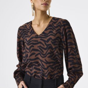 Blouse Print black