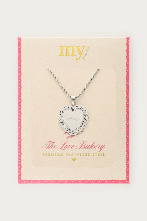 Love ketting met hartje always ZILVER