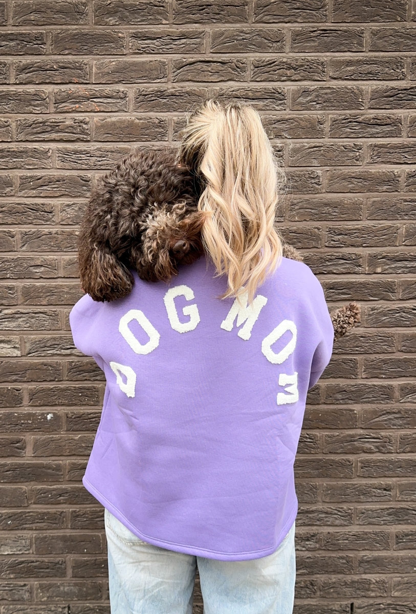 Dogmom sweater Lila