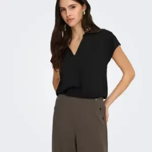 JDYLION LIFE S/S TOP Black
