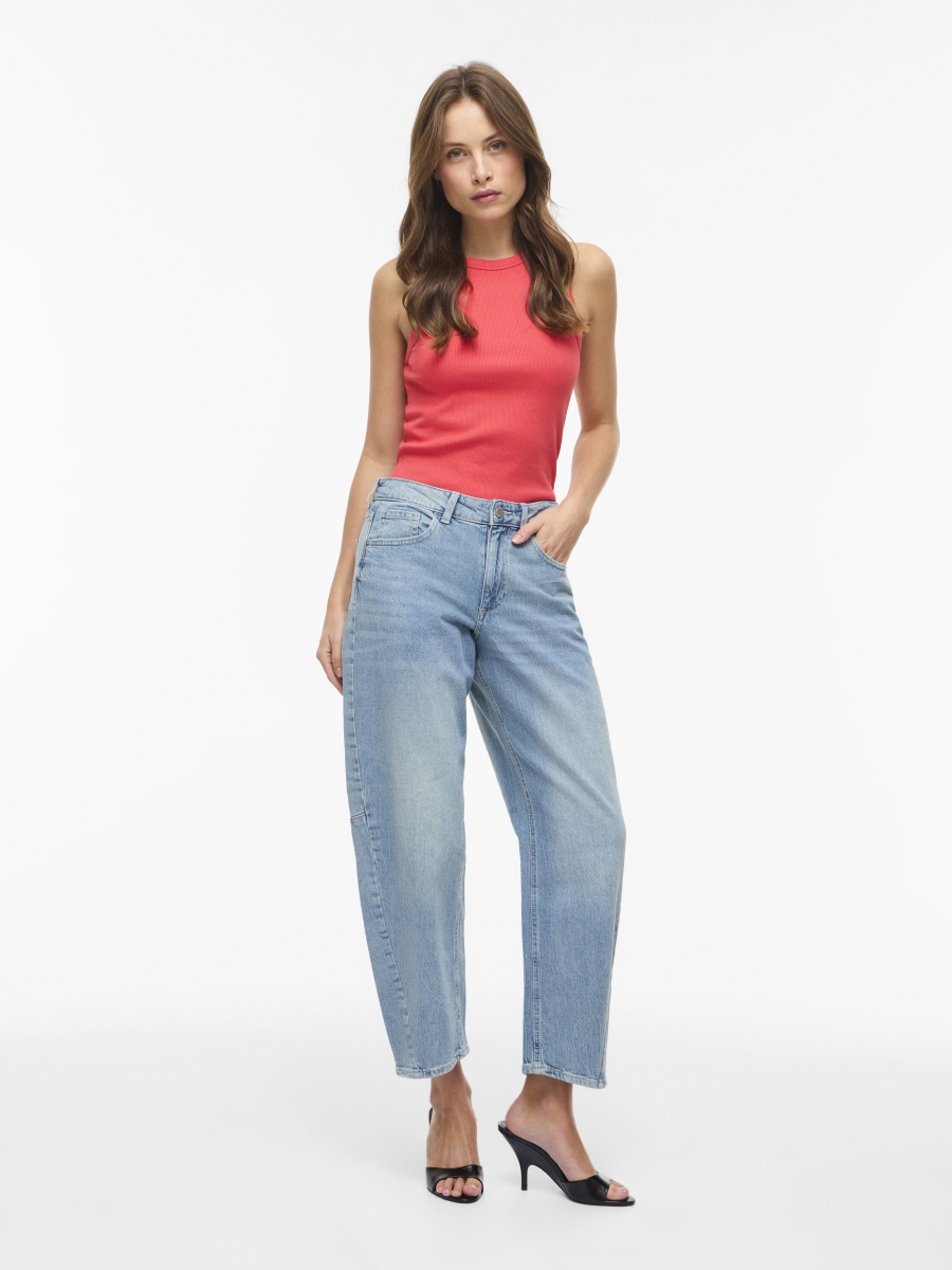 ViBrook rw 7/8 barrel jeans Light blue