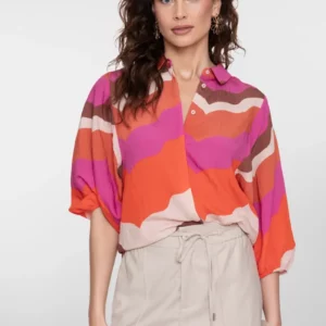 Blouse cassis