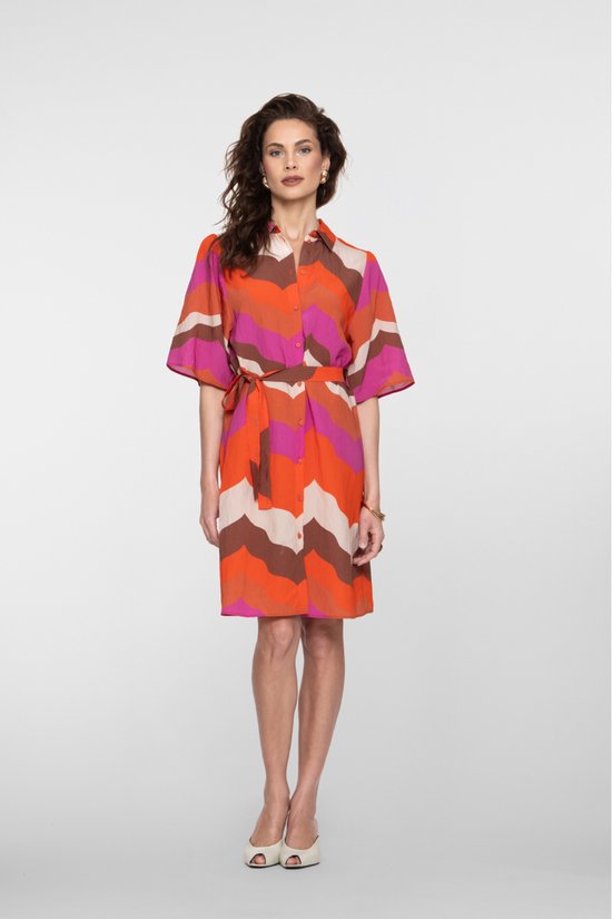 Jurk print cassis
