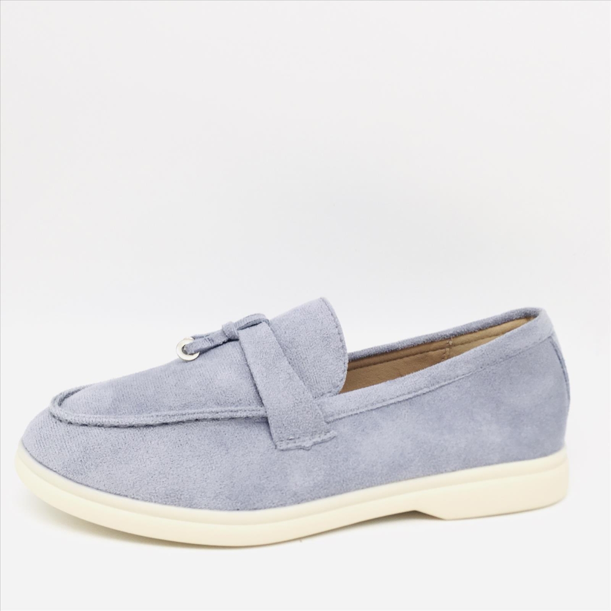 Kayla loafers light blue