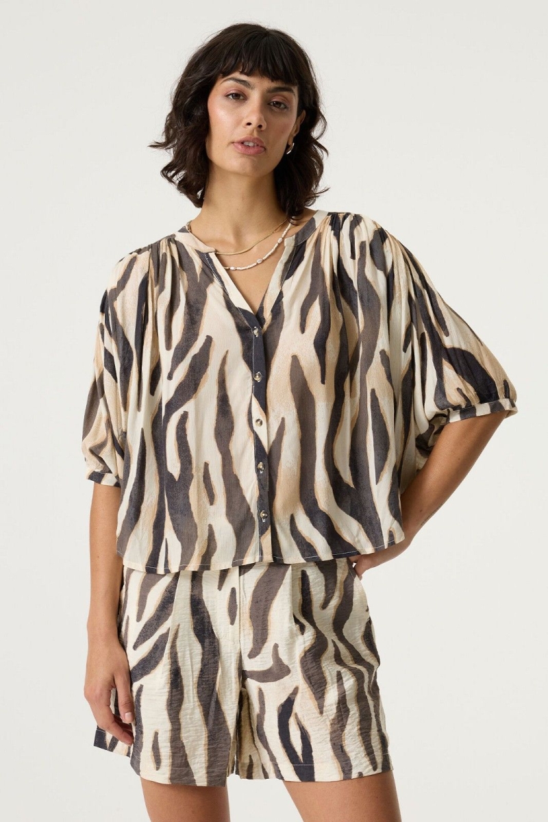Blouse beige turtledove
