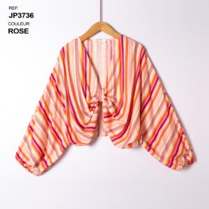 Top stripe fushia TU