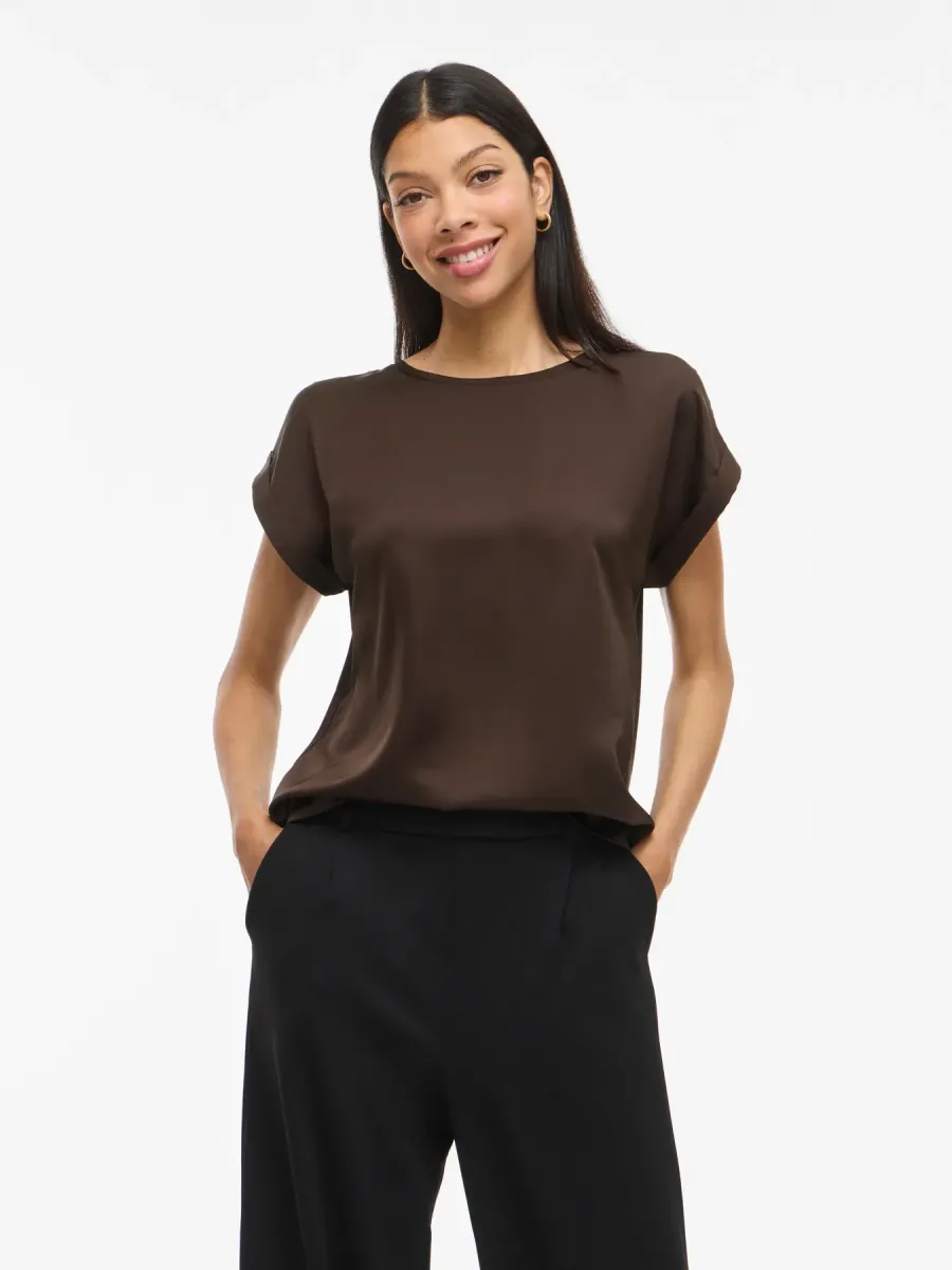 Viellette satin coffee bean
