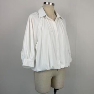 Ballon blouse wit