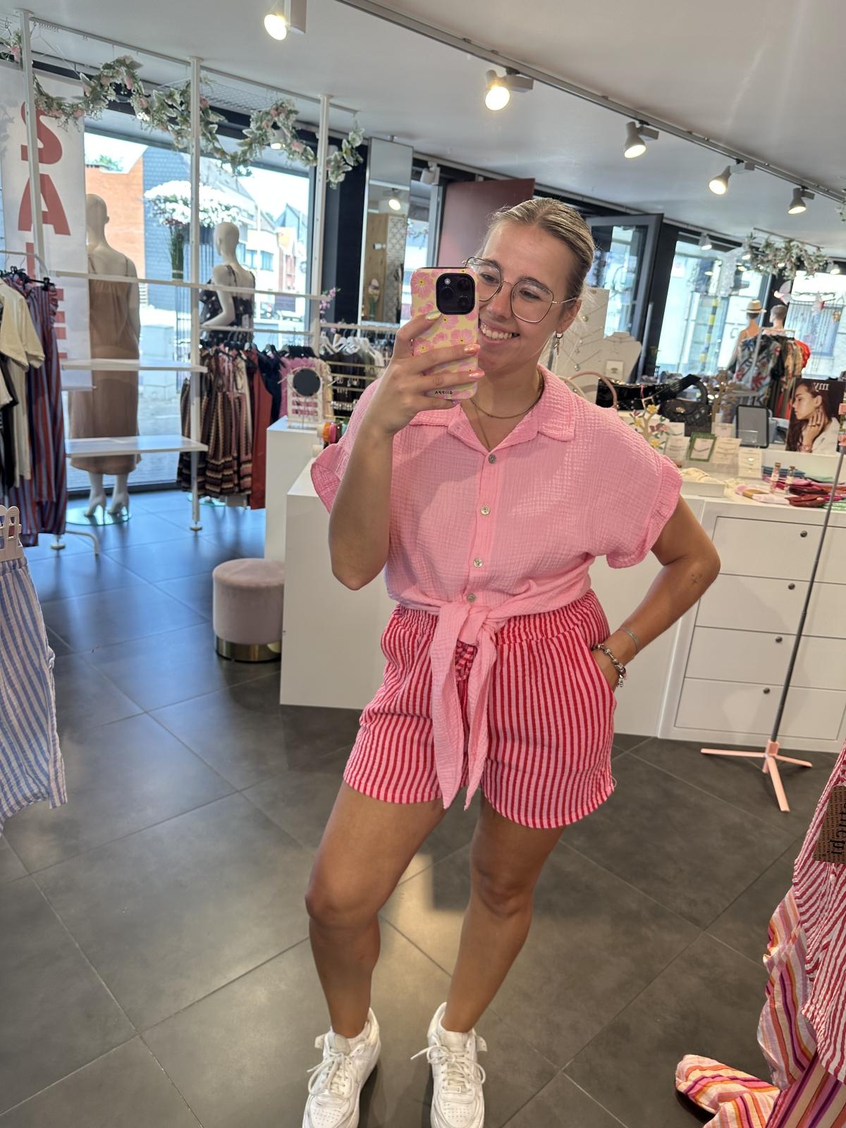 Blouse tetra knoop TU