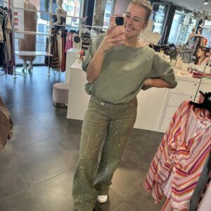 Rhinestone jeans jewel