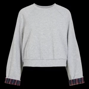 Vireon checked fold up sweater