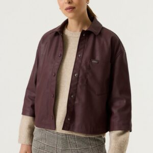 leatherlook jacket/blouse